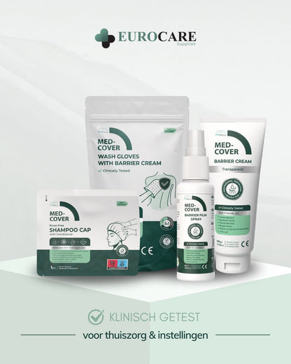 MedCover siliconenbarrière spray - Transparant - Langdurige Bescherming - Voor huid en wondverzorging.