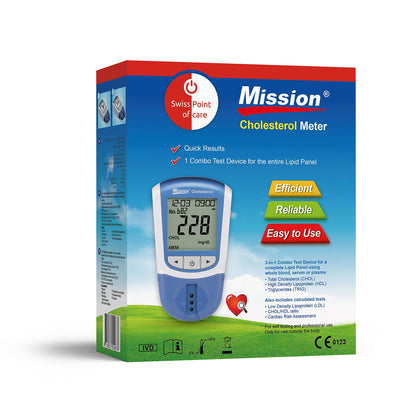 Mission 3-IN-1 Cholesterolmeter 3-in-1 startpakket 1st