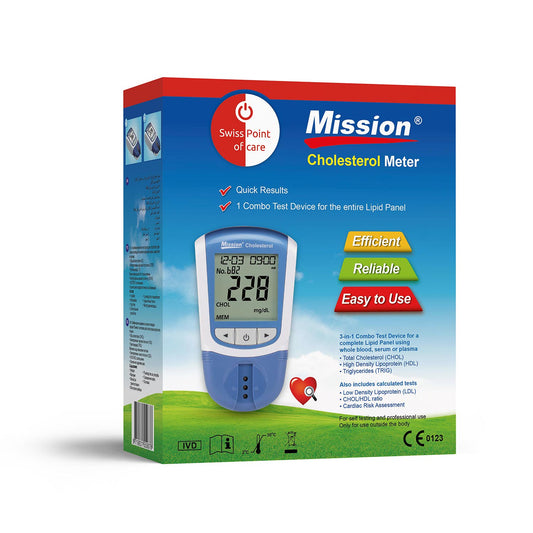 Mission 3-IN-1 Cholesterolmeter 3-in-1 startpakket 1st