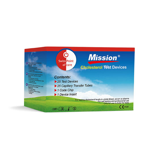 Cholesterol teststrips 25 stuks