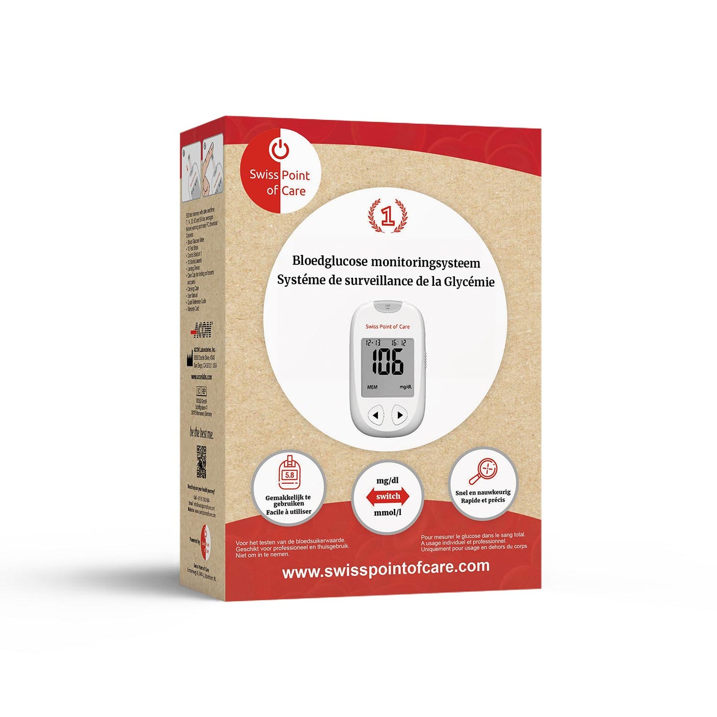 On Call® Extra Glucosemeter Starterpack (10 strips)