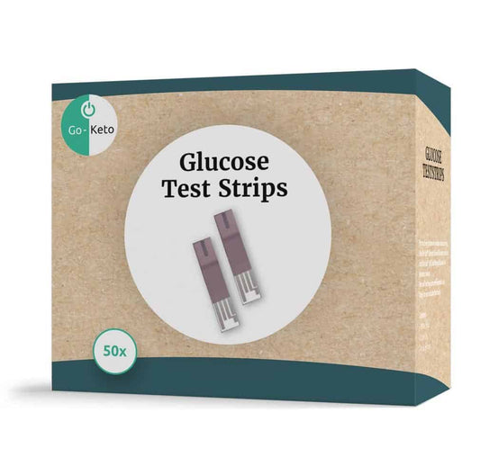 Bloedglucose test strips 50 stuks voor de Go-Keto of GK Dual meter
