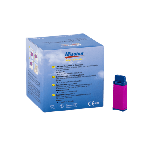 Mission 3-in-1 veiligheidslancetten 25 stuks