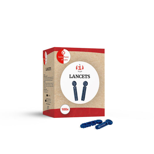 Swiss Point Of Care lancetten 100 stuks