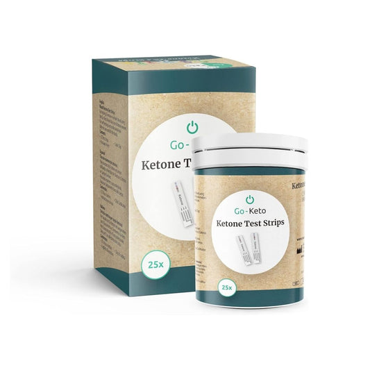 Go-Keto | Ketone Test Strips | 1 x 25 Strips | Ketose dieet | Ketonentest