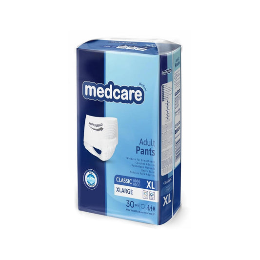 Medcare Pants – Incontinentiebroekjes – Maat XL – 30 stuks – Voordeelverpakking – Hoge absorptie & Comfort – Unisex