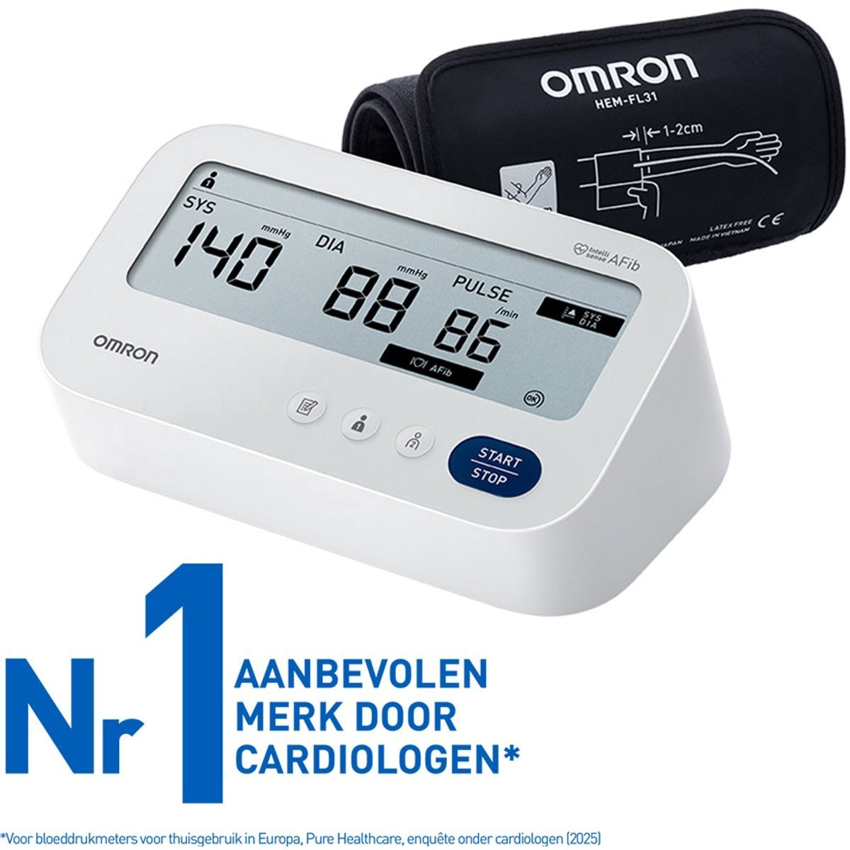 Omron M3 Comfort AFib bovenarmbloeddrukmeter | Bloeddrukmeters | Omron